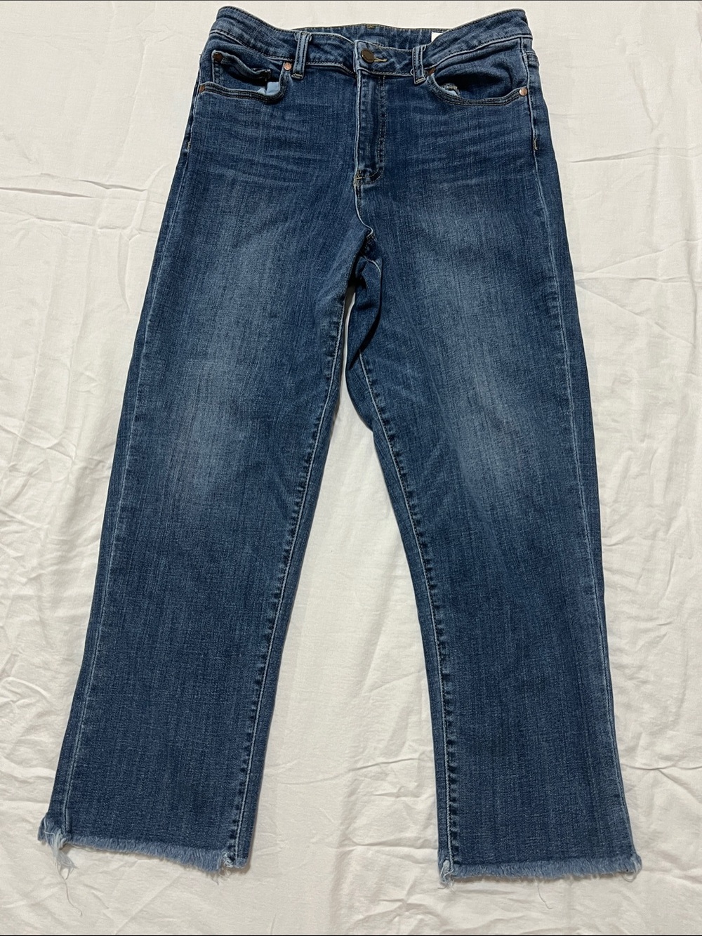 Vince Camuto Women's Dark Blue Straight Leg Jeans